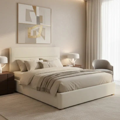 Savona Velvet Platform Bed
