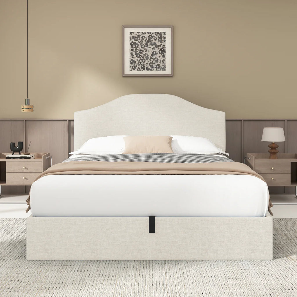 Aurevia Velvet Upholstered Platform Bed