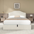 Aurevia Velvet Upholstered Platform Bed