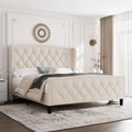 Lunara Velvet Platform Bed