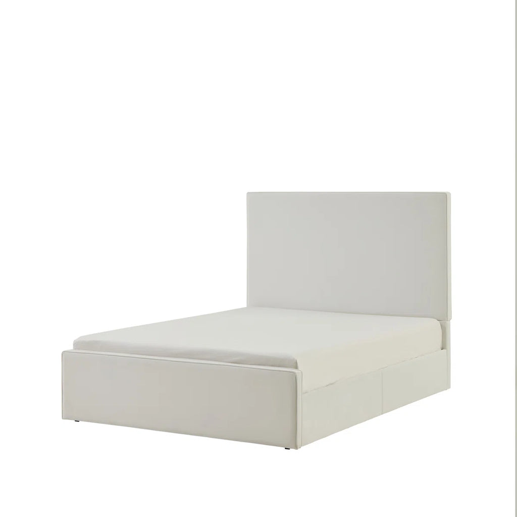 Verelle Velvet Upholstered Hydraulic Storage Bed