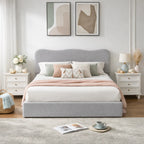 Arusha Boucle Upholstered Platform Bed