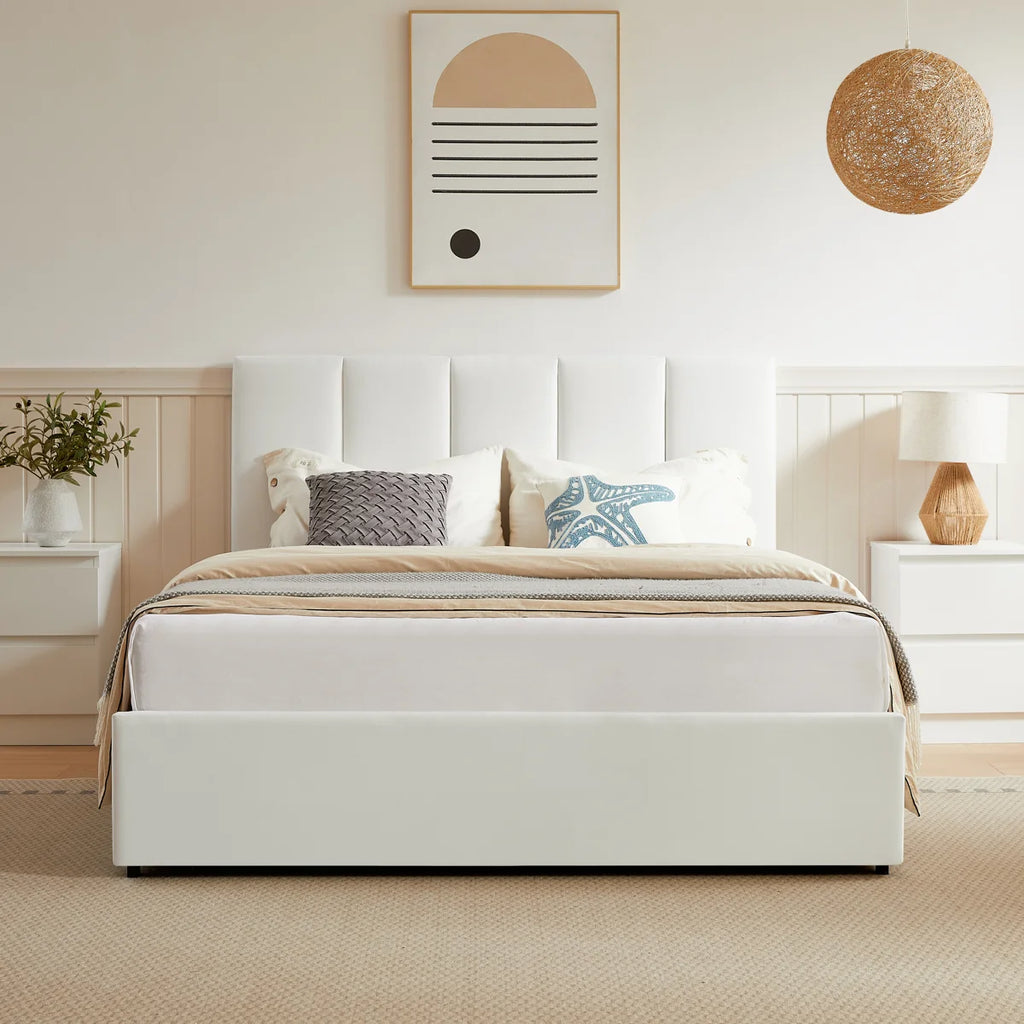 Juanetta Velvet Upholstered Bed